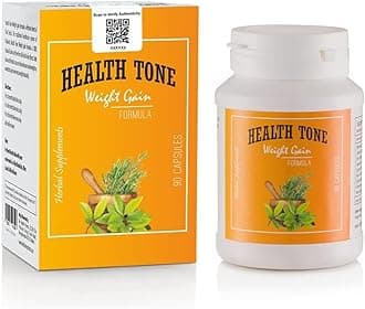 Health Tone Wellness Capsules for Men & Women | Ayurvedic Herbal Blend for Natural Body Conditioning & Strength | 90 Count