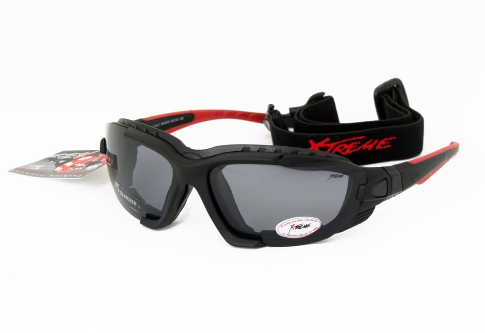 Xtreme 2in1 Polarized Sunglasses/Goggles for Kayaking, Canoeing, Snow Boarding, Cycling Foam Padding + Free Polarized Test