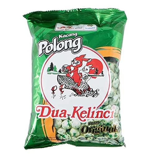 Dua Kelinci Kacang Polong Original, 70 Gram