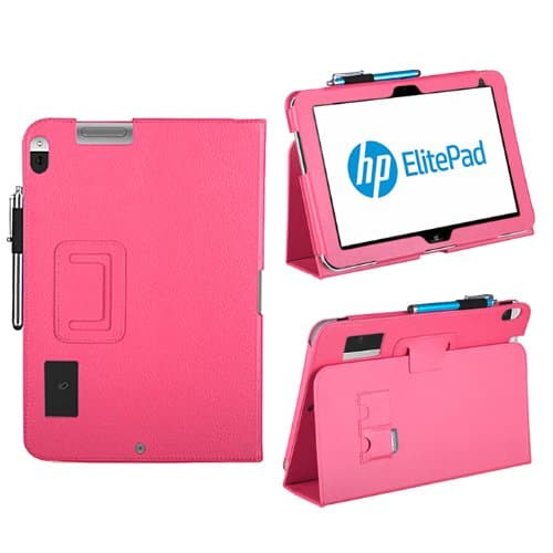 KaysCase FlipStand Cover Case for HP ElitePad 900 G1 Windows 8 Pro Tablet (Pink)