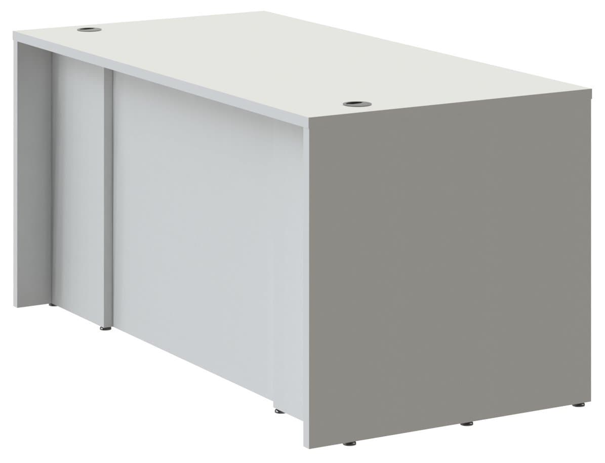 OfisLite Desk Model Complete Desk, White