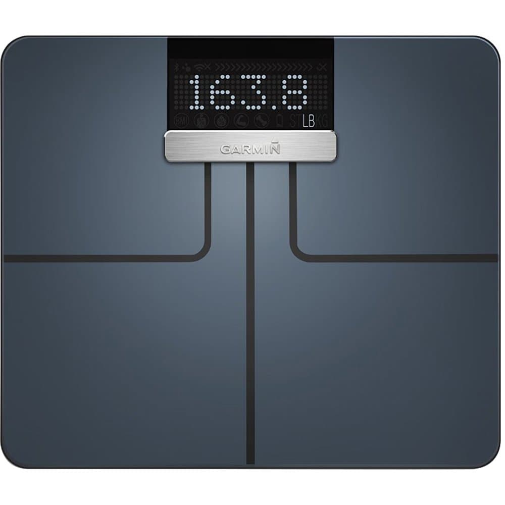 Garmin Index Smart Scale, Wi-Fi Digital Scale, Recognizes Up to 16 Users, Up to 9 Months of Battery Life, Black