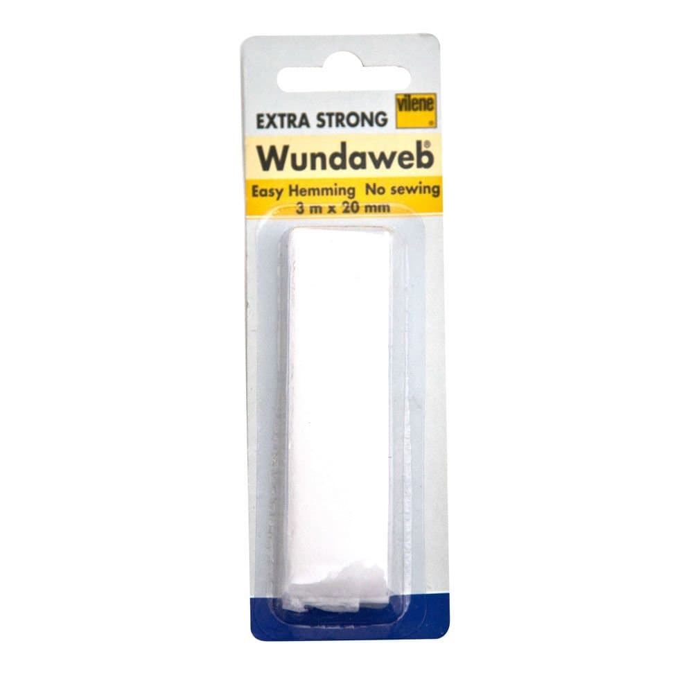 Caraselle Vilene 2V950 3 m x 20 mm Extra-Strong Wundaweb, White