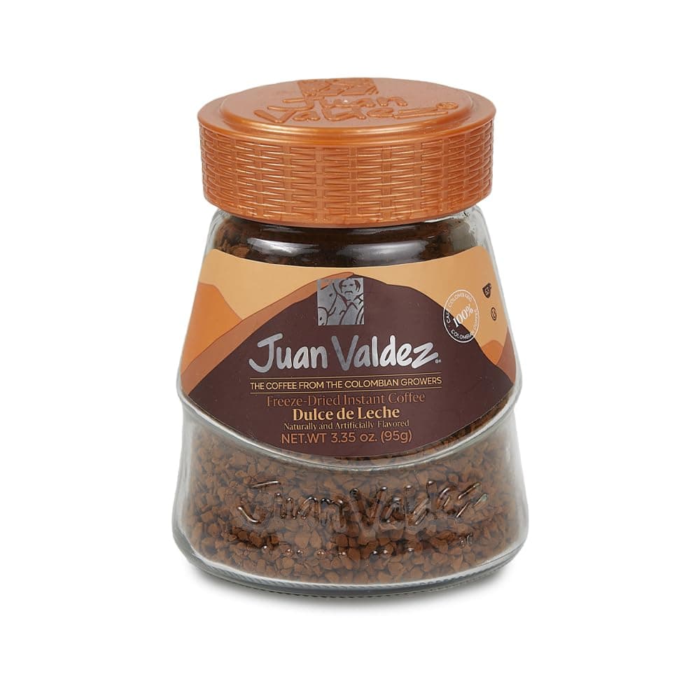 Freeze Dried Coffee - Dulce de Leche Flavor |100% Colombian Arabica Beans | Sweet & Creamy 100% Colombian Coffee | Easy to Prepare | 95 gr / 3.35 oz