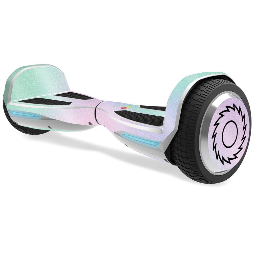 MightySkins Glossy Glitter Skin for Razor Hovertrax 1.5 Hover Board - Cotton Candy | Protective, Durable High-Gloss Glitter Finish | Easy to Apply, Remove, and Change Styles | Made in The USA