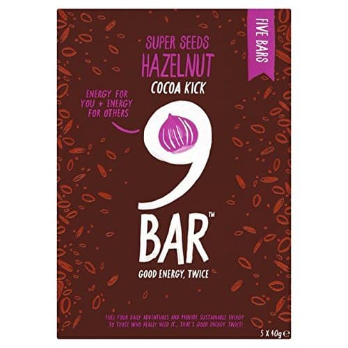 Wholebake 9Bar Gluten Free Cocoa & Hazelnut Bars - 5 x 40g