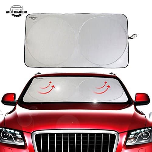 iAutomobil Windshield for Car Sun Shade 150cm X 80cm, Dual Color, Front