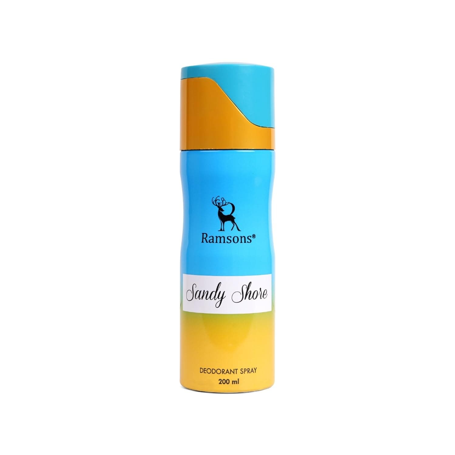 Ramsons - SANDY SHORE Deodorant Spray | 200 ML | Body Perfume For Women | TN - Mint, Lavender, Bergamot, Mandarin orange, Lemon | MN - Sea grass, Ginger, Jasmine, Rose | BN - Musk, Sandalwood, Cedar