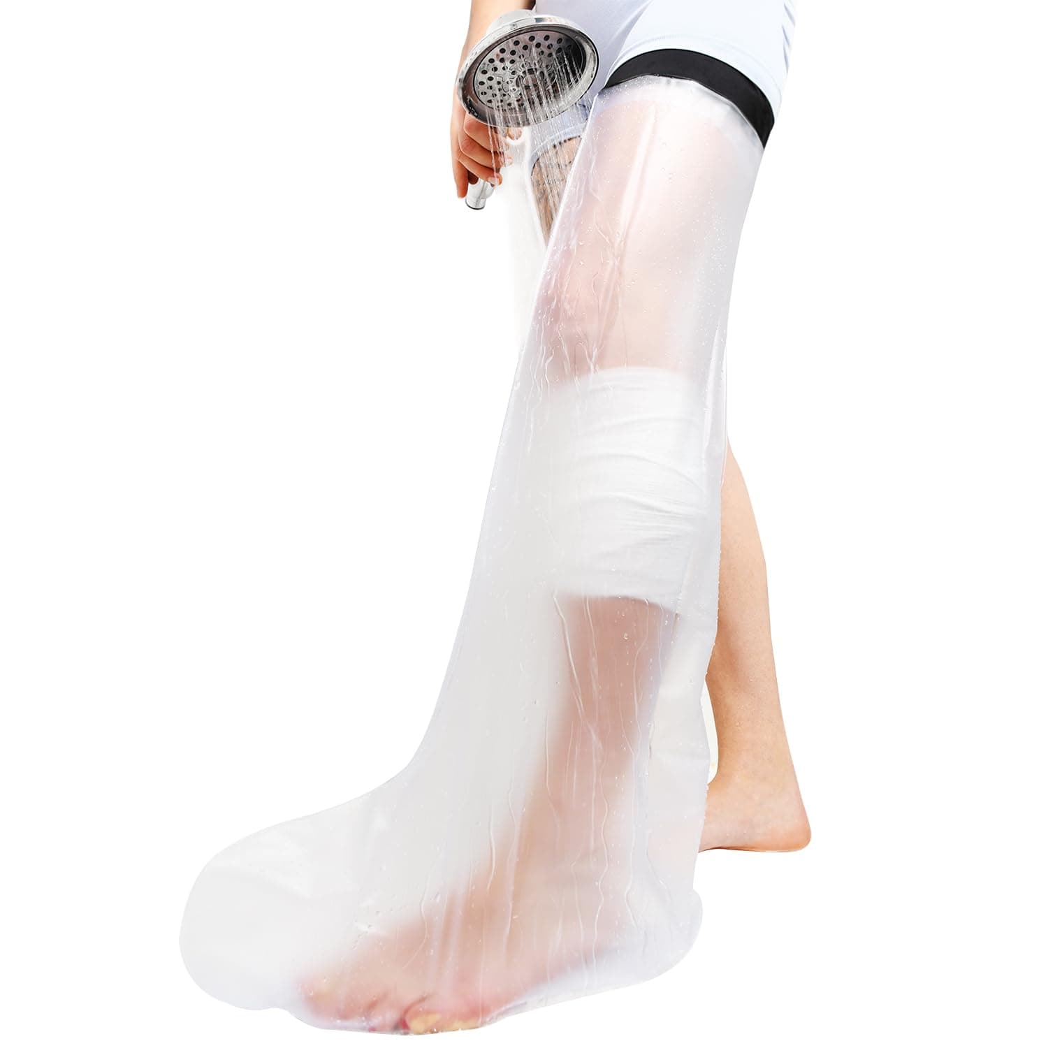 SEALCUFF Waterproof Plaster Cast Cover - Reusable Adult Leg Cover for Shower Ankle and Foot, Waterproof Bandage Protector, Watertight Dressing Protection for Leg, Knee, Ankle, Foot, Toe