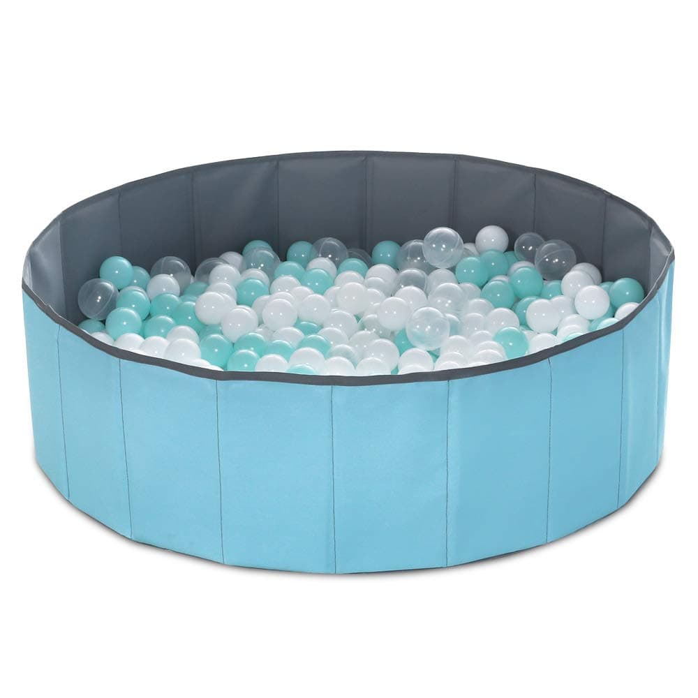 PlayMaty Ball Pits - Folding Portable Baby Kids Play Ball Pool (Balls Not Included) Double Layer Oxford Cloth Not Need to Inflate Stable Ball Pool for Toddler