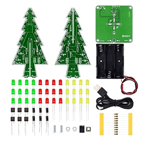 LED 3D Christmas Tree – DIY Kit By Sharvi Electronics