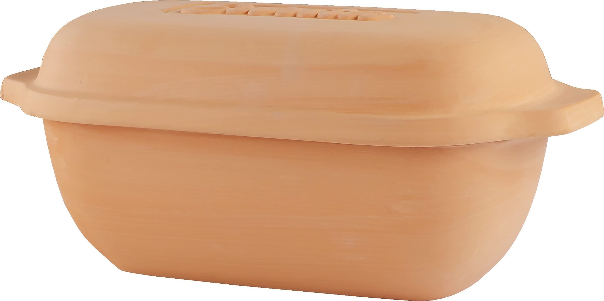 Reston Lloyd Eurita Clay Loaf Pan with Lid, Terracotta, 2 Quart