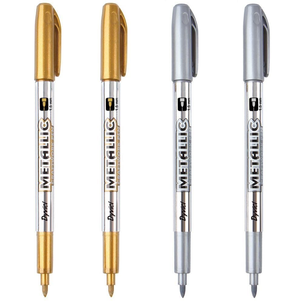 Gold Silver Pens