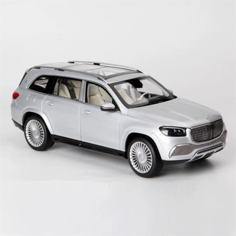 for Mercedes Benz for Mercedes Benz for PARAGON for Mercedes Benz for Maybach for GLS 600 car Silver gray 1:18 Truck Pre-built Model