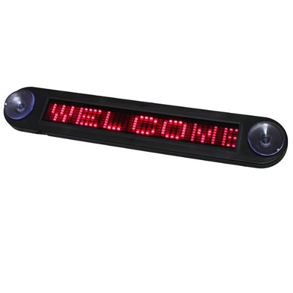 WholesaleLed Red 12V Car LED Programmable Message Sign Scrolling Display Board with Remote