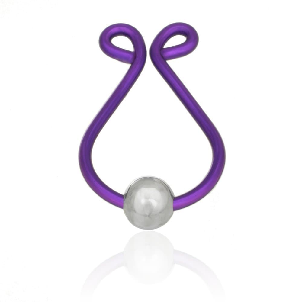 Ball Septum Nose Ring (Faux)