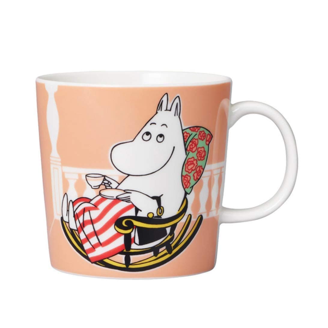 Arabia 1057212 Moomin Mug, Marmalade, 10.1 fl oz (300 ml), Microwave, Oven, Dishwasher Safe