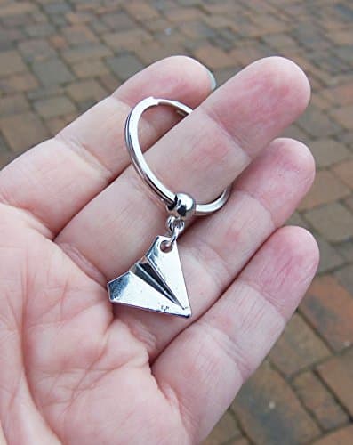 Birsppy Jewelry tycoonPaper airplane keychain, paper airplane key chain, paper plane keychain, larry stylinson keychain, paper planes key chain,