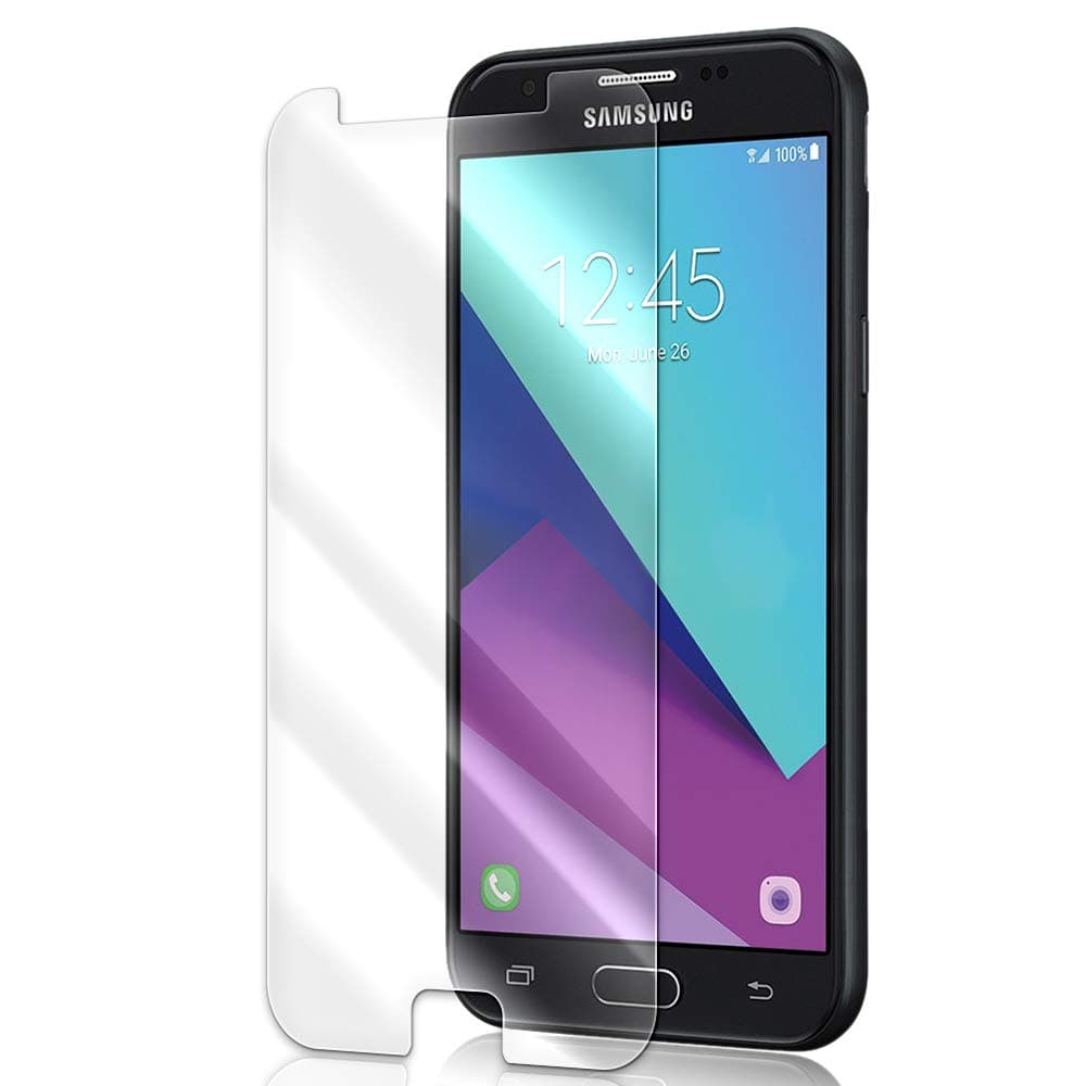 [Samsung Galaxy J3 Eclipse Screen Protector] Anti-scratch Tempered Glass Ultra-Clear Screen Protector for Verizon Samsung Galaxy J3 Eclipse SM-J327V Cellphone
