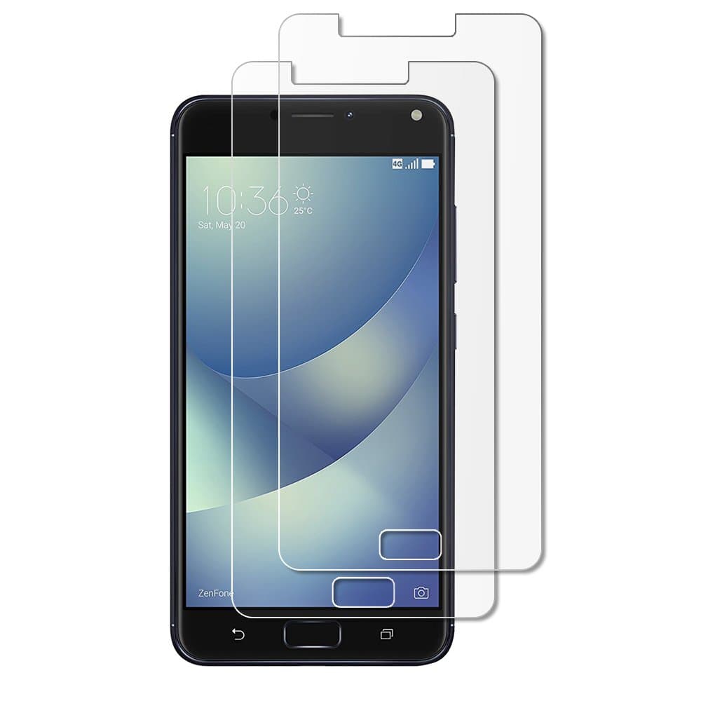 (Pack of 2) Gzerma for Asus Zenfone 4 Max Screen Protector 5.2 inch, [High Definition Clear] [Case Friendly] [Easy to Install] Shockproof Front Protective Cover Film for Asus Zenfone4 Max ZC520KL