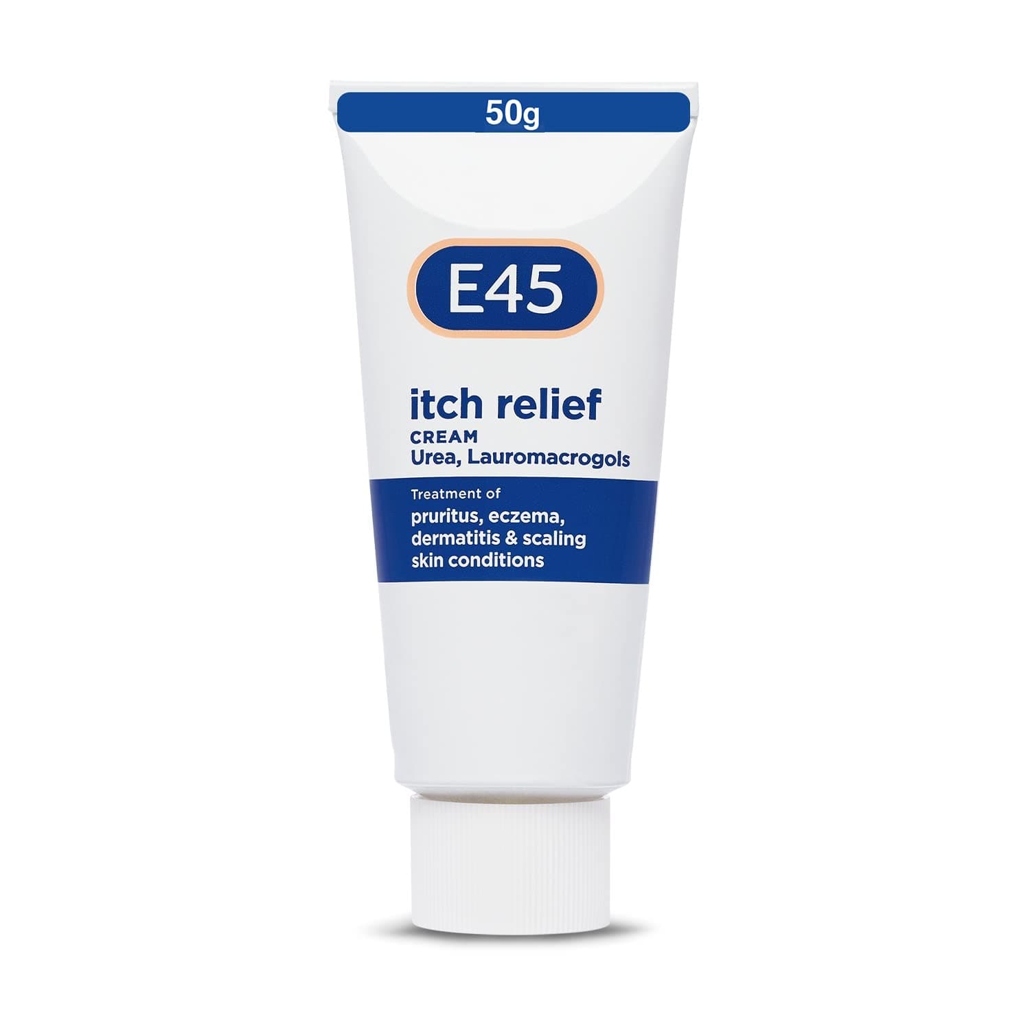 Itch Relief Cream 50 g – Anti Itch Cream for Skin Irritation – Non-Greasy E45 Cream to Relieve Itching – Eczema Dermatitis Cream – Instantly Soothes and Calms Skin - E45 for Itching
