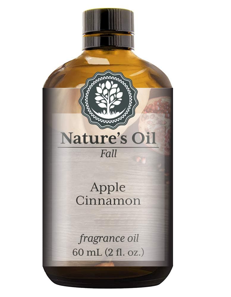 Apple Cinnamon Fragrance Oil (60ml) For Diffusers, Soap Making, Candles, Lotion, Home Scents, Linen Spray, Bath Bombs, Slime