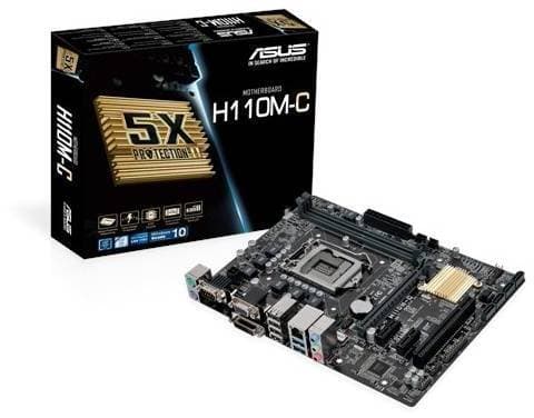Bundle: ASUS H110M-C/CSM + Core i5 6400 (4 x GHz) + 8GB DDR4 2133MHz Memory