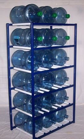 5 Gallon Water Bottle Storage Rack with 18 Bottle Capacity