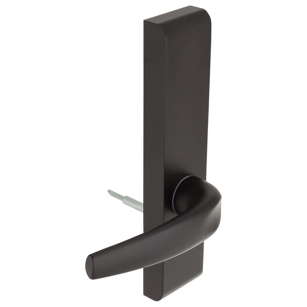 Narrow Stile Cross Bar Exit Device Passage Hallway Function Lever Trim