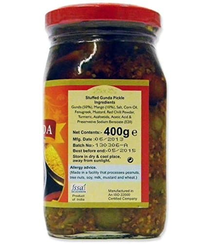 RishtaStuffed Gunda Pickle (cordia pickle)