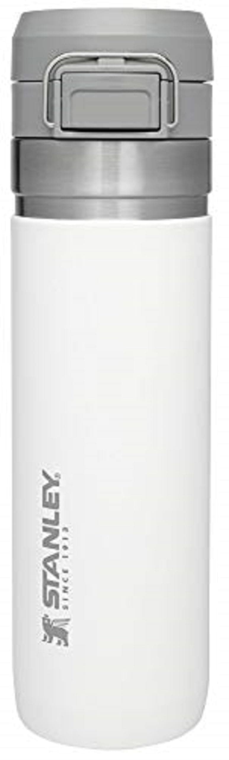 Quick Flip GO Water Bottle 24 oz | Push Button Lid | Leakproof and Packable for Travel and Sports | Insulated Stainless Steel | BPA-Free | Polar