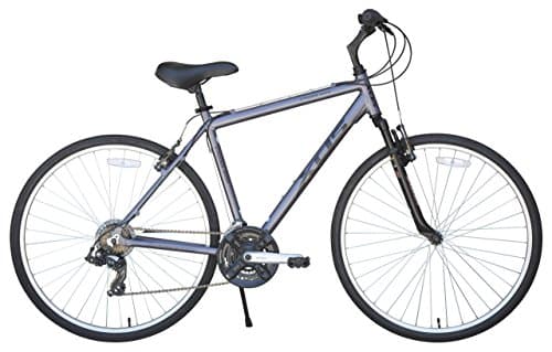 XDS Men's Cross 200 21-Speed Hybrid Bicycle, 52cm, Metallic Grey