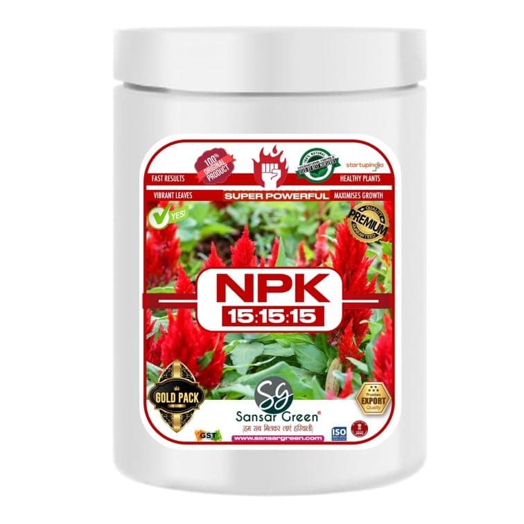 Sansar Green® NPK 15:15:15 Fertilizer for Plants. (900 gm)
