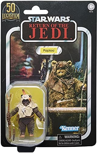 Star wars- 50 years- Return of the jedi- Paploo- A skilled Ewok scout, Paploo joined his friends to fight the empire! Premium 9.5-cm-scale figure.