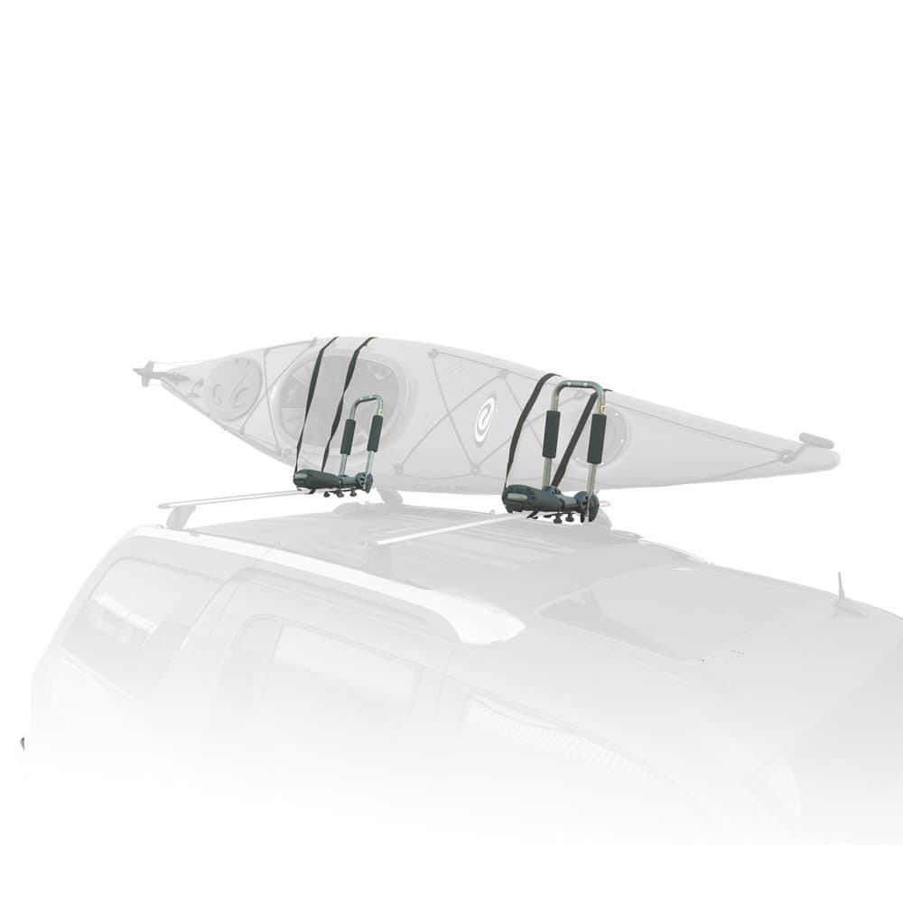 Stoneman Sports VR-861 Sparehand Foldable Roof Mounted Single Kayak Vehicle Carrier, Gray Finish