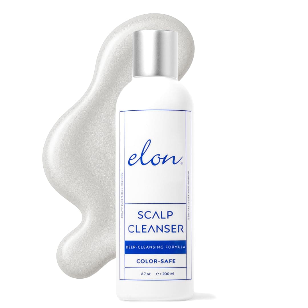 Elon Thinning Hair System Scalp Cleanser | Encourages Microcirculation & Hair Growth | Prepares Scalp & Cleanses To Encourage Healthy Hair (6 oz.)