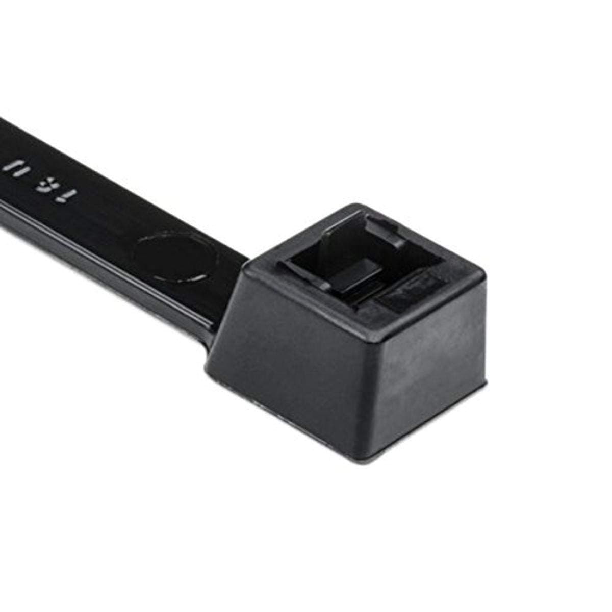 Hellermann Tyton North America RT150MEP0X2 Releasable Cable Tie, 21" Long, 175 lb. Tensile Strength, PA66, Black, 0.35" Width, 21" Length (Pack of 25)