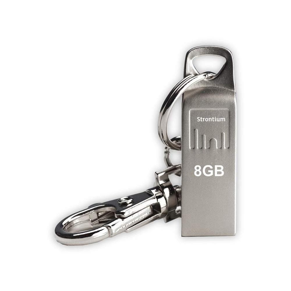 Strontium Ammo 8GB 2.0 USB Pen Drive (Silver)