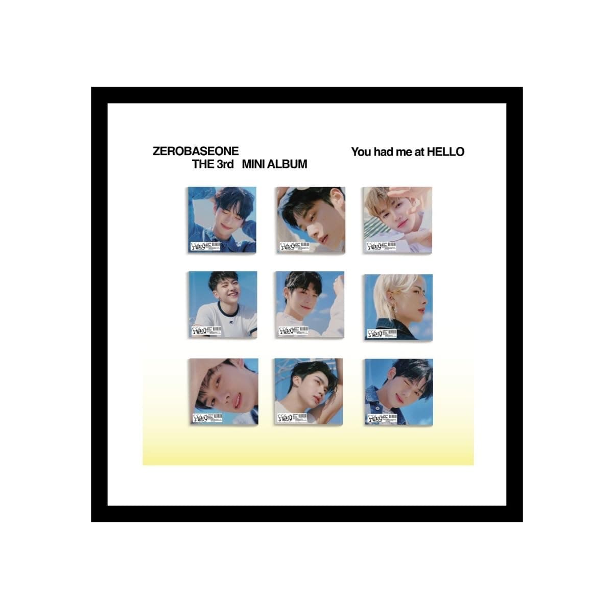 Dreamus ZEROBASEONE - You had me at HELLO [Digipack ver.] 3rd Mini Album (ZHANG HAO ver.), CMAC12034