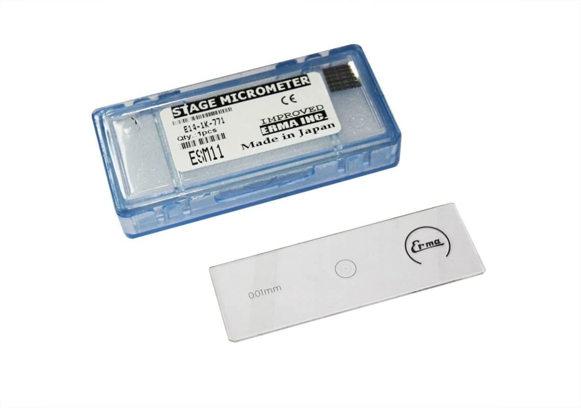 MxRady ERMA ® Stage Micrometer Horizontal Slide 1 mm-100 division