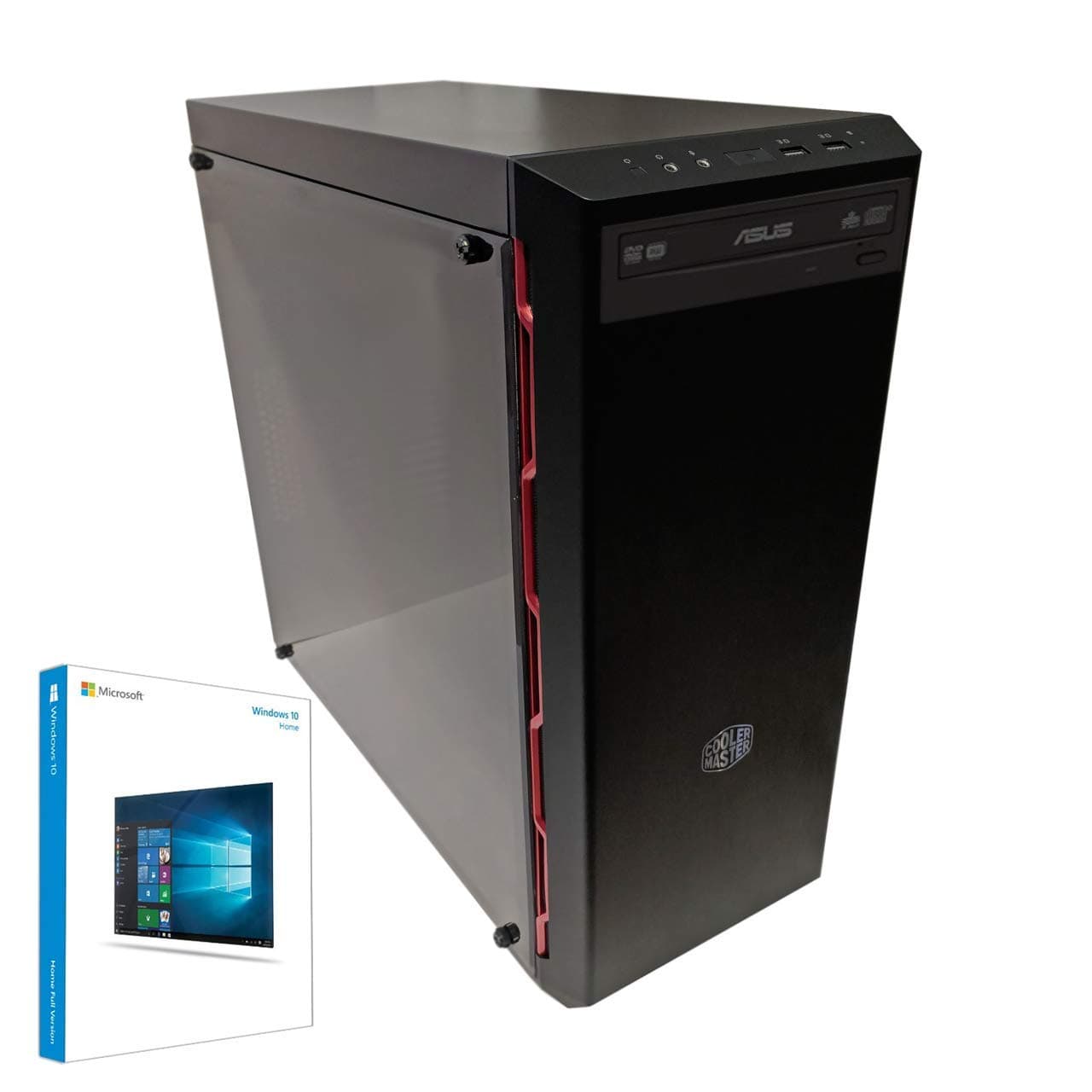 PALICOMP Gaming PC INTEL Skylake i5 6600K 3.5Ghz Turbo 3.9Ghz Quad Core - 16GB 2133Mhz Crucial Ballistix Sport - 1TB Sata3 HDD - NVIDIA GTX1660 Ti 6GB - Win 10