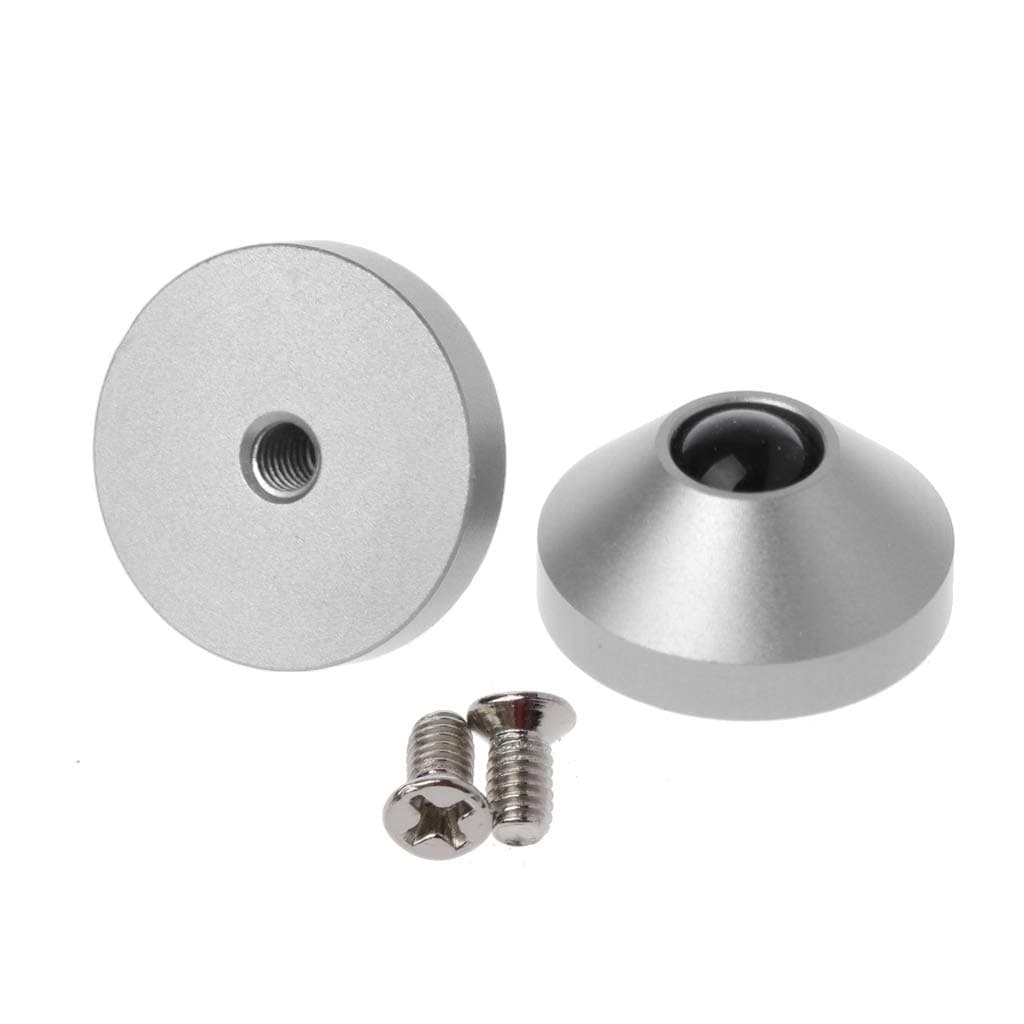 ForHe 2Pcs Mechanical Keyboard Feet Anodized CNC Aluminum Feet Metal Case with Screws, 5 Colors Optional