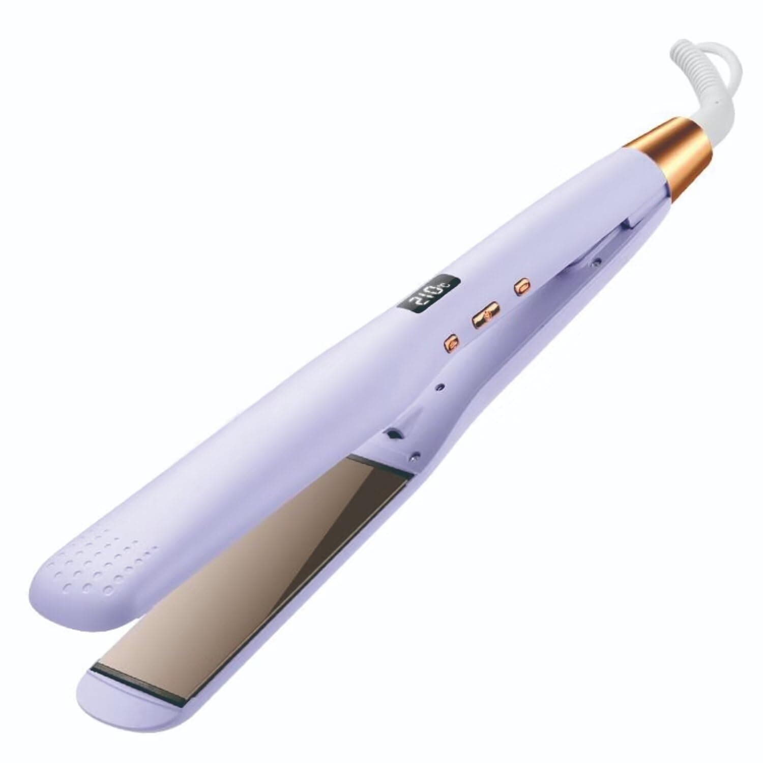 EMBRACESUN1.5 Inch Anti Static Flat Iron with Floating Ceramic Plates and Digital Controls Hair Straightener