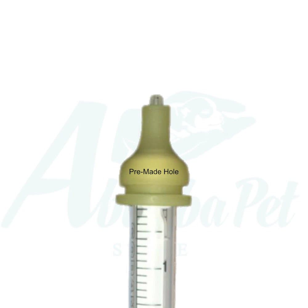 Abnoba Pet Store 3 Pk Syringe Milk Nurser Pre-made Hole 3, 5, 10ml Puppy Whelping Breeder Choice