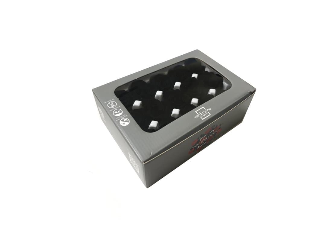 Verdissimo USA Preserved Rose Heads (Small (Mini), Black)