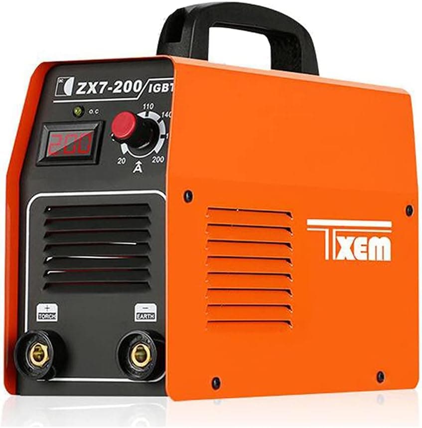 ZX7-200 220V 200AMP Mini Portable Welding Machine DC Inverter ARC Stick Welder Kit Equipment (Welder With accessories)