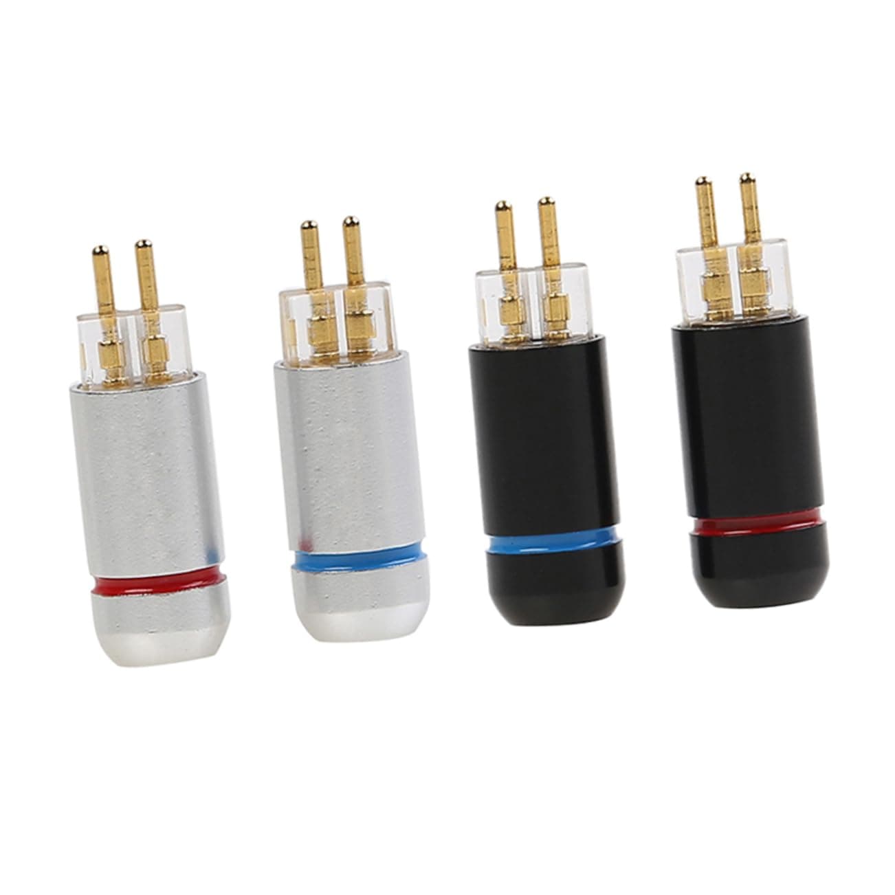 jojofuny Professional 0.78mm Headphone Jack Connector 2 Pin Headphone Adapter Plug Audio Adapter for Headset