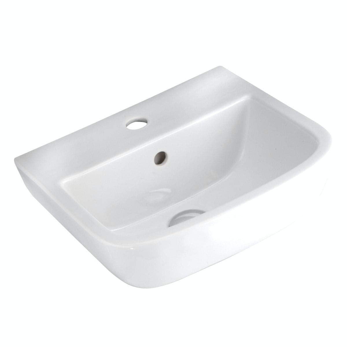 RAK Series 600 Cloakroom Basin 400mm Wide 1 Tap Hole