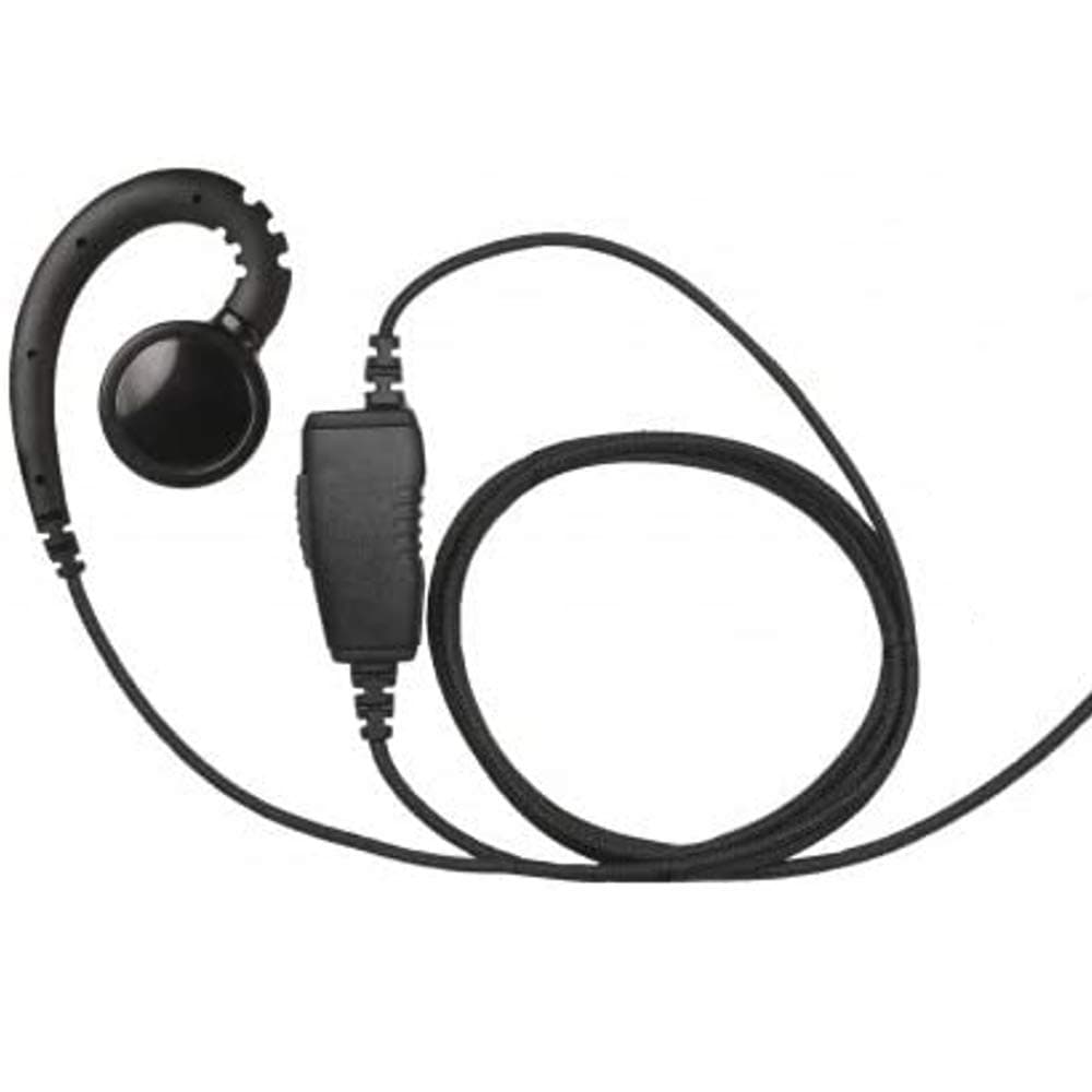1-Wire Swivel Fiber Cloth Shield Earpiece Mic Large Speaker for Hytera and Titan