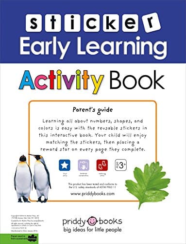 Sticker Early Learning: Activity Book: Reusable Stickers